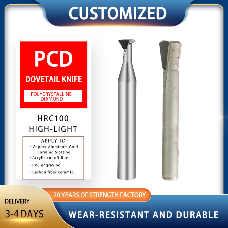 PCD Dovetail Knife-Excellent Cutting Quality And Great Wear Resistance Polycrystalline Diamond (PCD) From XRT Tool