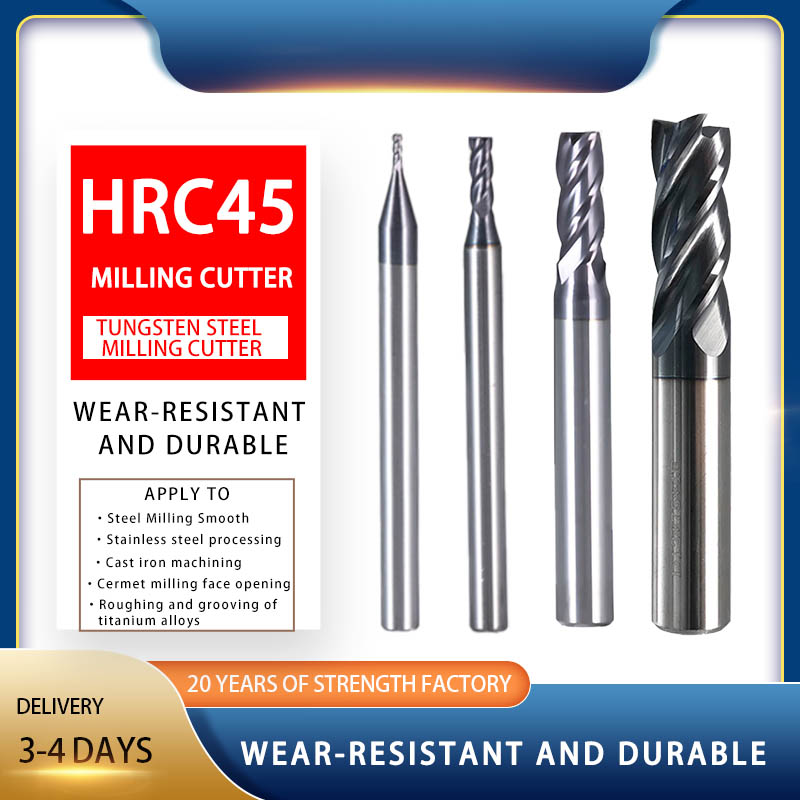 HRC 45 coated milling cutter