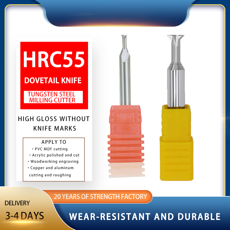 HRC55 Tungsten Steel Dovetail Knives 0